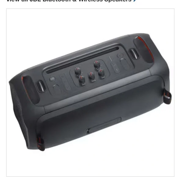 JBL Partybox On-The-Go Essential Rechargeable Splashproof Bluetooth Speaker - Picture 7 of 12